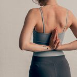 a woman wearing a garment